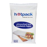 SANDWICH PAPER WRAP - hotpackwebstore.com - Wrapping Papers